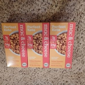 new in box Perfect Keto mac & cheese (discontinued) 3-pack